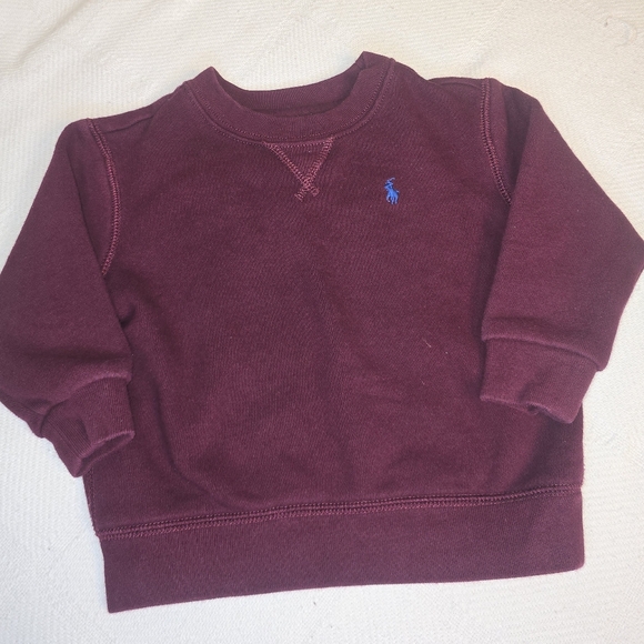 Polo by Ralph Lauren Burgundy Sweatshirt - Picture 3 of 3